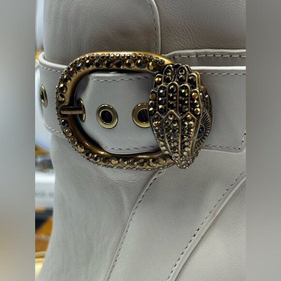 🆕 KURT GEIGER LONDON 🧿 NWOT Mayfair Ankle Boot, Bone - Sz 36 - Picture 9 of 15
